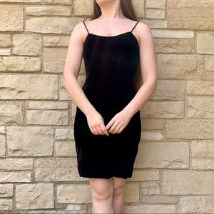 1990s Velvet Body Con Sheath Dress